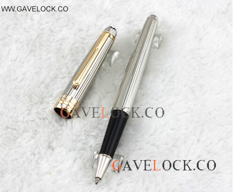 Montblanc Meisterstuck RollerBall Pen - Silver & Gold Clip Wholesale